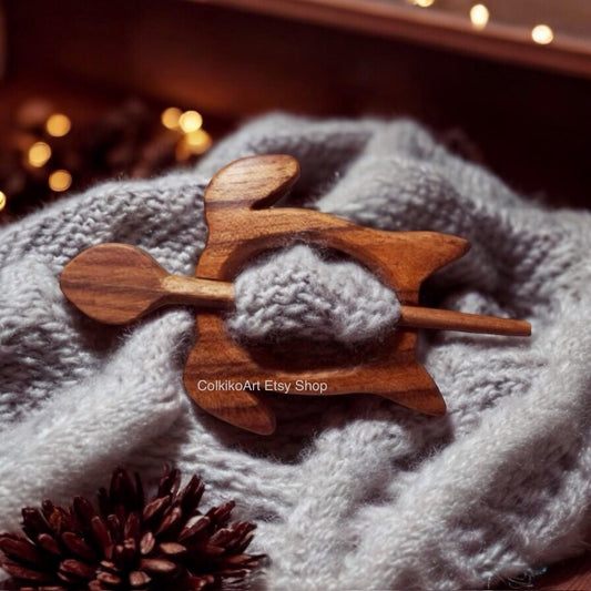 Wooden Shawl Pin, Wood Brooch, Wood Scarf Pin, Women Gift, Baby girl gift,Eco friendly Accessory, Jewlery, animal, turtle pin, brooch