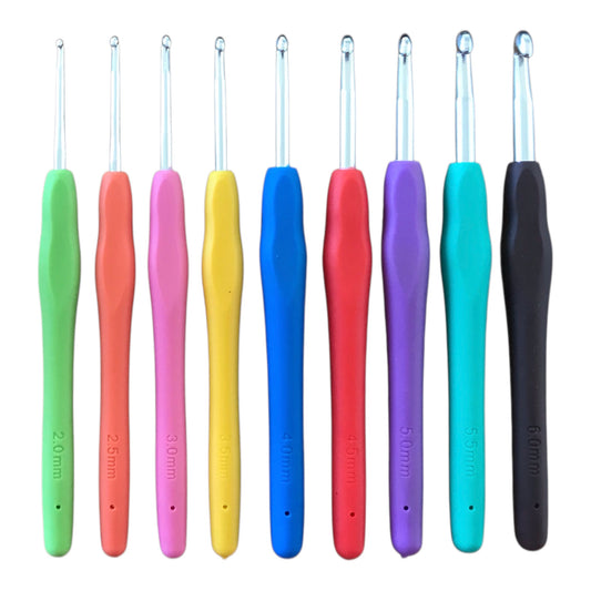 Set 9 Uncinetti Multicolor